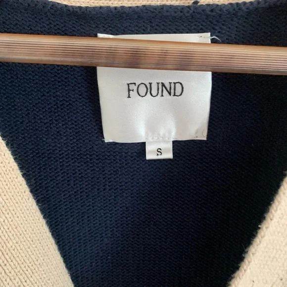 Free People Found Varsity Contrast Cardigan Small - Picture 5 of 9